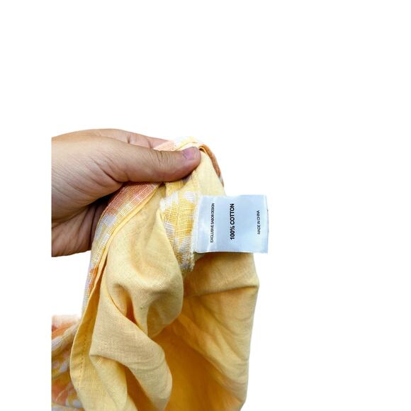 Sabo Skirt orange floral smocked mini dress - Picture 6 of 8